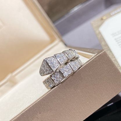 [Kincade Jewelrys] ANILLO SERPENTI DE PLATA CON PAVIMENTO DE DIAMANTES