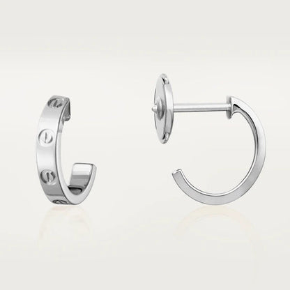 [Kincade Jewelrys] PENDIENTES DE AMOR 2.65MM PLATA 