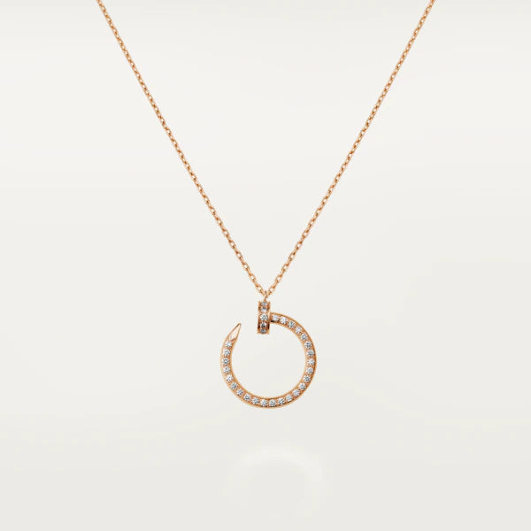 [Kincade Jewelrys] COLLAR JUSTE ORO ROSA DIAMANTES 