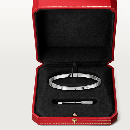 [Kincade Jewelrys]LOVE BRACELET 3.65MM 10 DIAMONDS