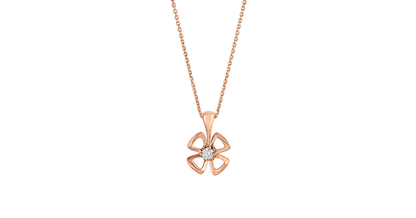 [Kincade Jewelrys] COLLAR FIOREVER CON CENTRO DE DIAMANTE