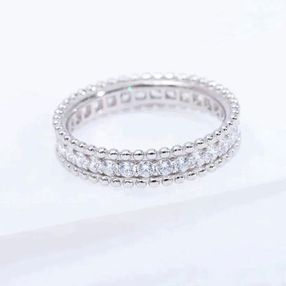 [Kincade Jewelrys]PERLEE DIAMOND SILVER RING