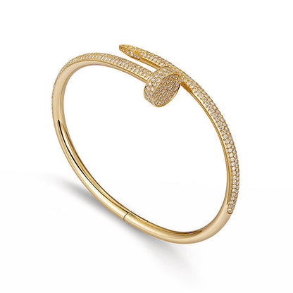 [Kincade Jewelrys]PULSERA JUSTE DE 3,5 MM CON DIAMANTES