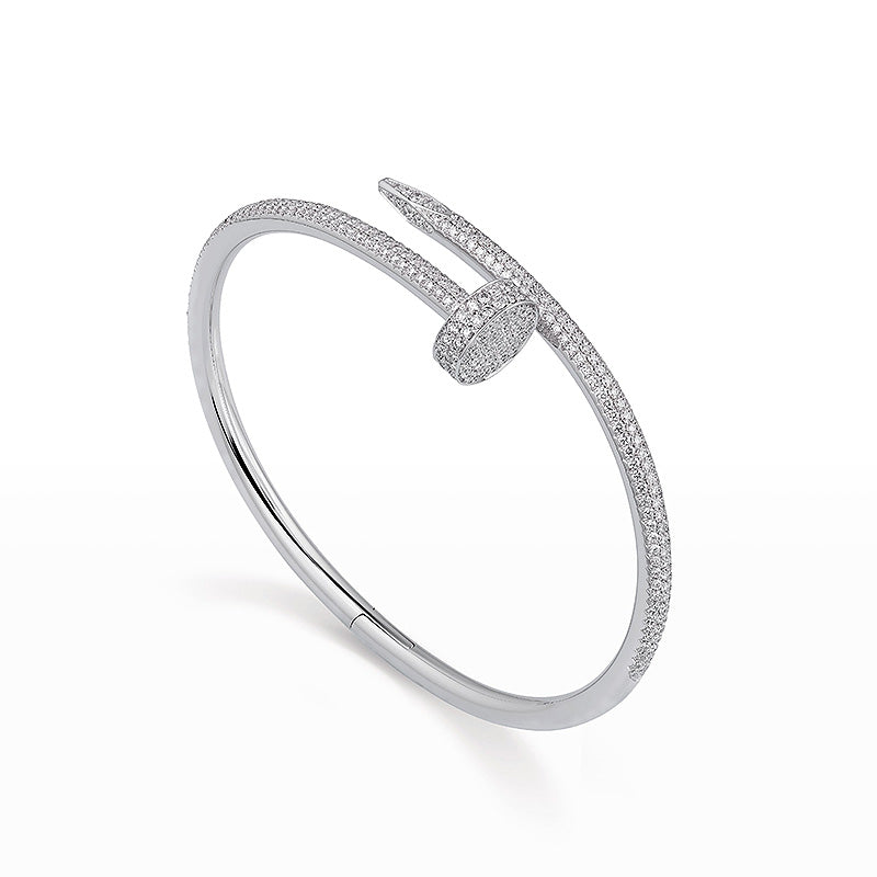 [Kincade Jewelrys]PULSERA JUSTE DE 3,5 MM CON DIAMANTES