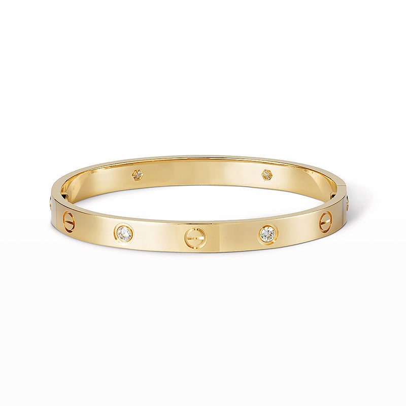 [Kincade Jewelrys]LOVE BRACELET 6.1MM 4 DIAMONDS