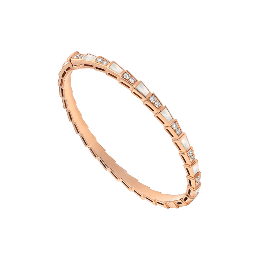 [Kincade Jewelrys]Pulsera Serpenti de oro rosa con diamantes 
