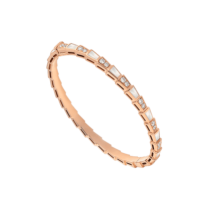 [Kincade Jewelrys]Pulsera Serpenti de oro rosa con diamantes 
