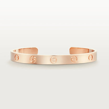 [Kincade Jewelrys]LOVE BRACELET 6.1MM OPEN CUFF