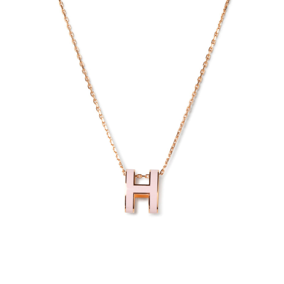 [Kincade Jewelrys]POP H PEDANT PINK GOLD