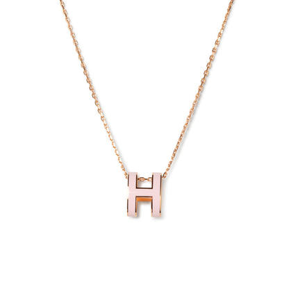 [Kincade Jewelrys]POP H PEDANT PINK GOLD