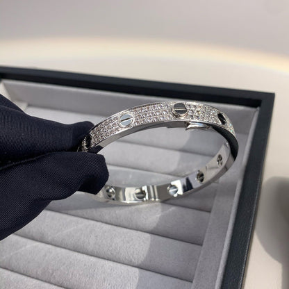 [Kincade Jewelrys]LOVE BRACELET 6.1MM DIAMOND-PAVED CERAMIC