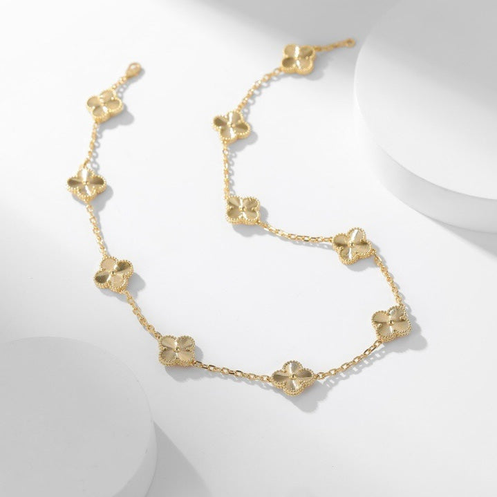 [Kincade Jewelrys]CLOVERS THE 10-MOTIFS LASER NECKLACE