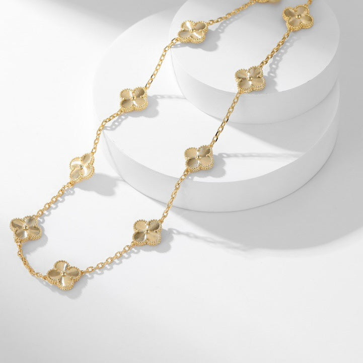 [Kincade Jewelrys]CLOVERS THE 10-MOTIFS LASER NECKLACE