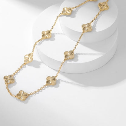 [Kincade Jewelrys]CLOVERS THE 10-MOTIFS LASER NECKLACE