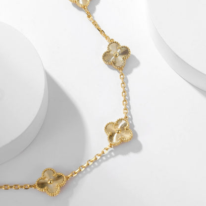 [Kincade Jewelrys]CLOVERS THE 10-MOTIFS LASER NECKLACE