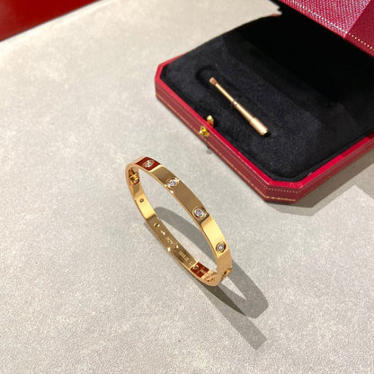 [Kincade Jewelrys]LOVE BRACELET 6.1MM 10 DIAMONDS