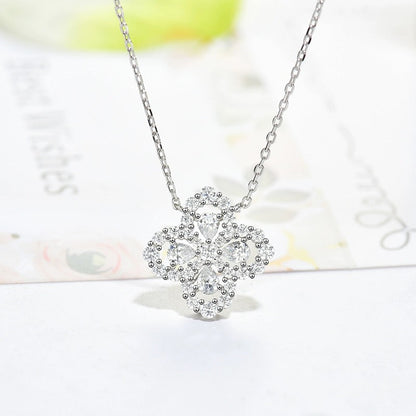 [Kincade Jewelrys] COLLAR DE LAZO CON DIAMANTE Y MOTIVO COMPLETO DE 16 MM EN MÚLTIPLES COLORES