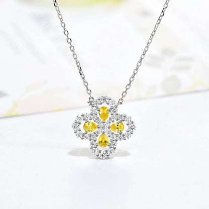 [Kincade Jewelrys] COLLAR DE LAZO CON DIAMANTE Y MOTIVO COMPLETO DE 16 MM EN MÚLTIPLES COLORES