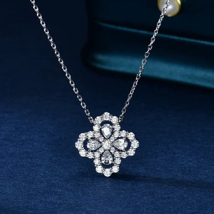 [Kincade Jewelrys] COLLAR DE LAZO CON DIAMANTE Y MOTIVO COMPLETO DE 16 MM EN MÚLTIPLES COLORES