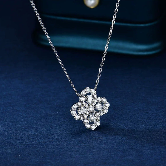 [Kincade Jewelrys] COLLAR DE LAZO CON DIAMANTE Y MOTIVO COMPLETO DE 16 MM EN MÚLTIPLES COLORES