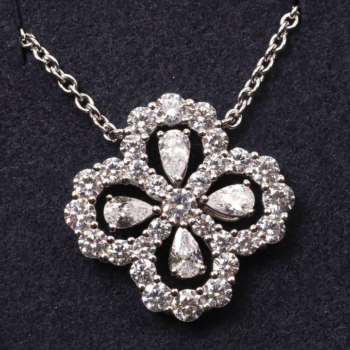 [Kincade Jewelrys] COLLAR DE LAZO CON DIAMANTE Y MOTIVO COMPLETO DE 16 MM EN MÚLTIPLES COLORES