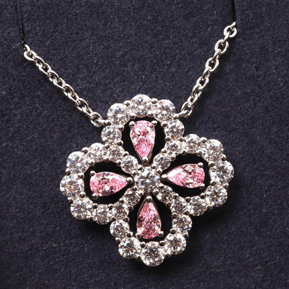 [Kincade Jewelrys] COLLAR DE LAZO CON DIAMANTE Y MOTIVO COMPLETO DE 16 MM EN MÚLTIPLES COLORES