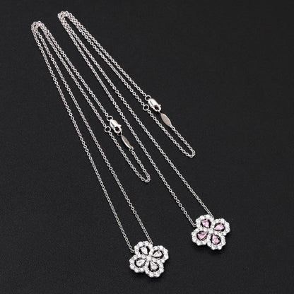 [Kincade Jewelrys] COLLAR DE LAZO CON DIAMANTE Y MOTIVO COMPLETO DE 16 MM EN MÚLTIPLES COLORES