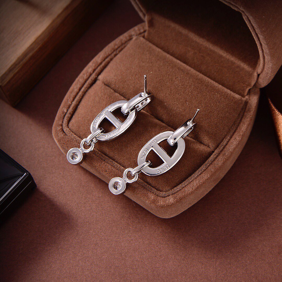 [Kincade Jewelrys]HM CHAINE DIAMOND EARRINGS