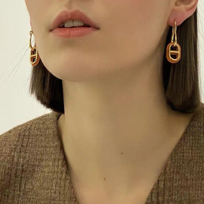[Kincade Jewelrys]HM O'MAILLON GOLD EARRINGS