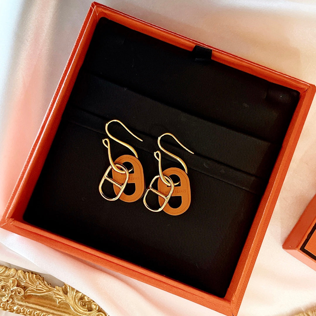 [Kincade Jewelrys]HM O'MAILLON GOLD EARRINGS