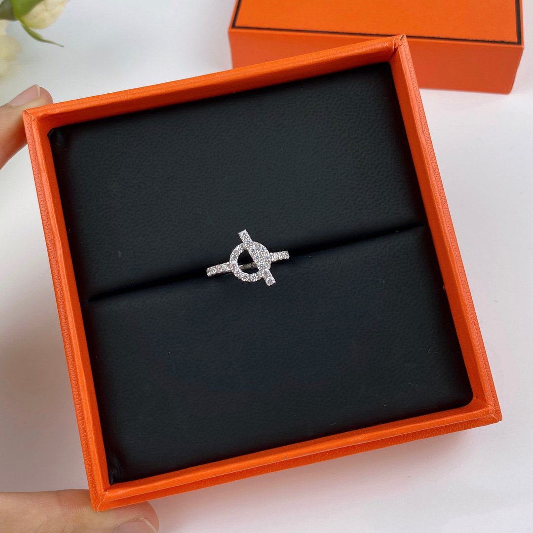 [Joyas Kincade]Anillo ECHAPPEE de plata y diamante