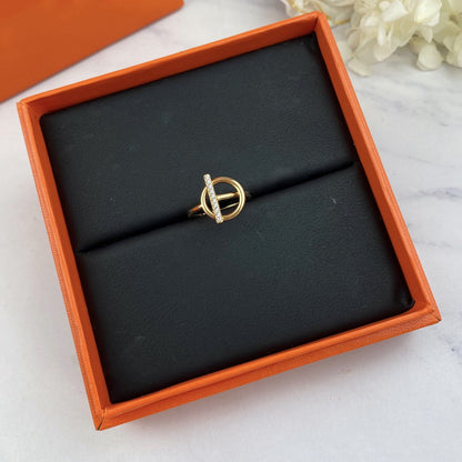 [Joyas Kincade]Anillo ECHAPPEE con diamantes