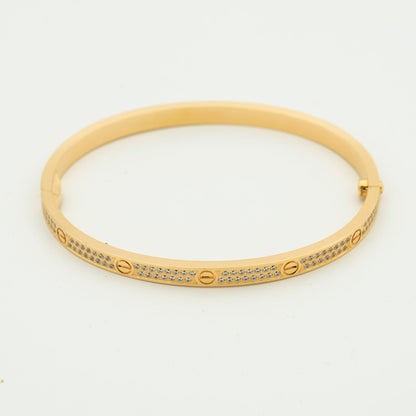 [Kincade Jewelrys]LOVE BRACELET 3.65MM DIAMOND-PAVED