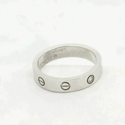 [Kincade Jewelrys]LOVE RING 4MM 1 DIAMOND SILVER