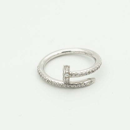 [Kincade Jewelrys]JUSTE RING 1.8MM SILVER DIAMONDS