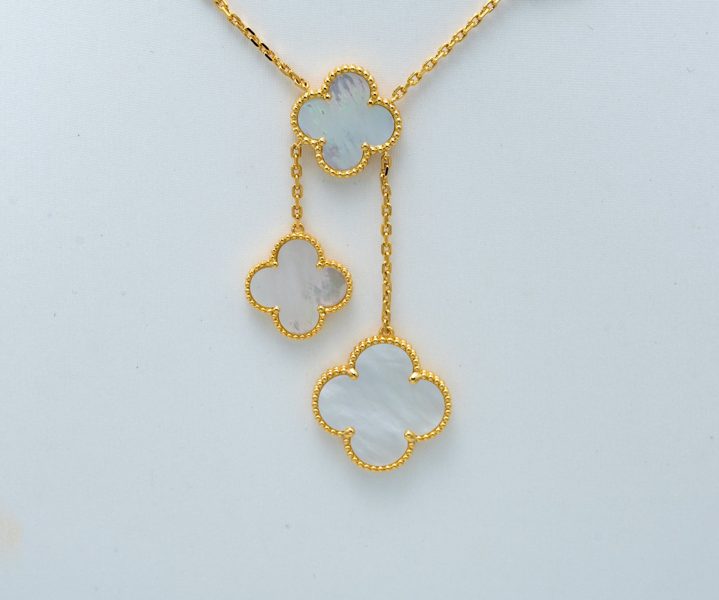 [Kincade Jewelrys]CLOVER MOTHER OF PEARL NECKLACE 6 MOTIF