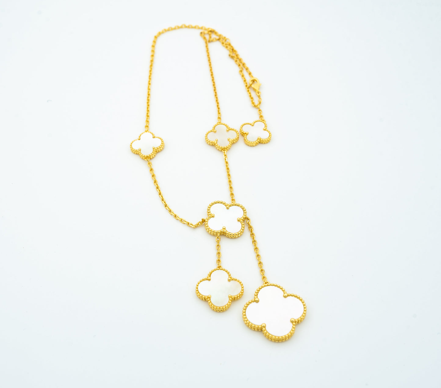 [Kincade Jewelrys]CLOVER MOTHER OF PEARL NECKLACE 6 MOTIF