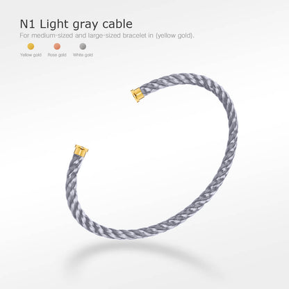 [Kincade Jewelrys]FORCE SERIES BRACELET CABLES 50 CHOICES (DIY SELECTION)