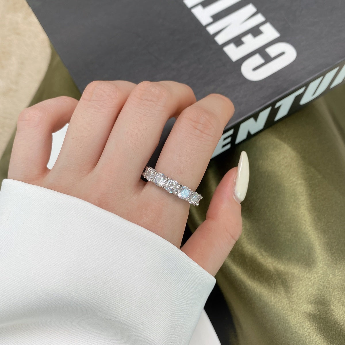 [Kincade Jewelrys]Gorgeous Round Cut Tennis Ring