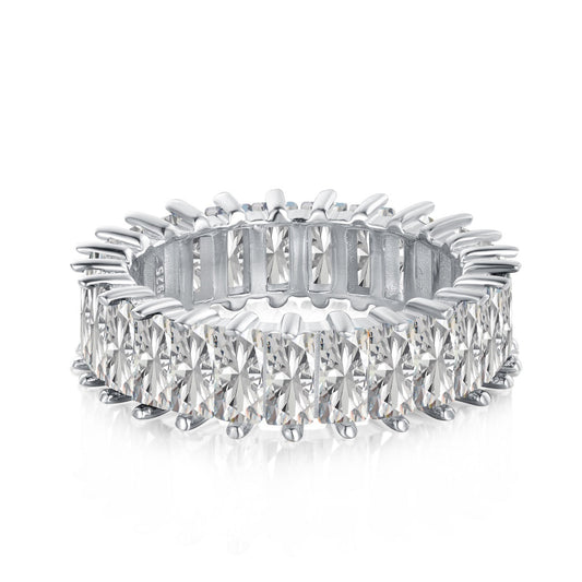 [Kincade Jewelrys]Unique Colorful Radiant Cut RIng