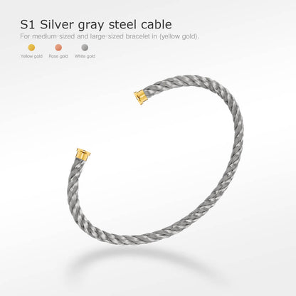 [Kincade Jewelrys]FORCE SERIES BRACELET CABLES 50 CHOICES (DIY SELECTION)