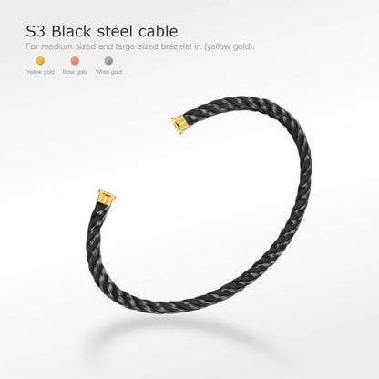[Kincade Jewelrys]FORCE SERIES BRACELET CABLES 50 CHOICES (DIY SELECTION)