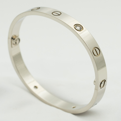 [Kincade Jewelrys]LOVE BRACELET 6.1MM 4 DIAMONDS