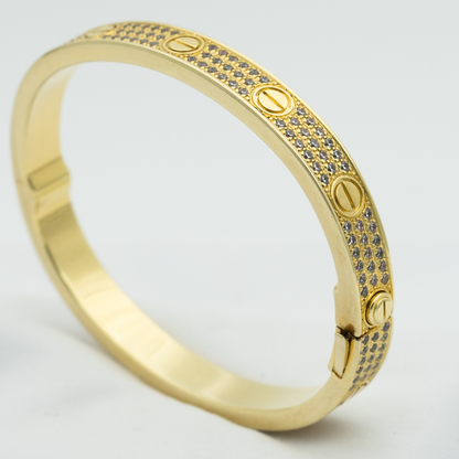 [Kincade Jewelrys]LOVE BRACELET 6.1MM DIAMOND-PAVED