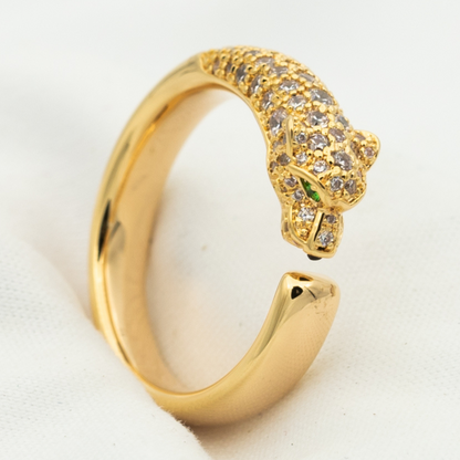 [Kincade Jewelrys]PANTHERE RING DIAMOND 7.3MM