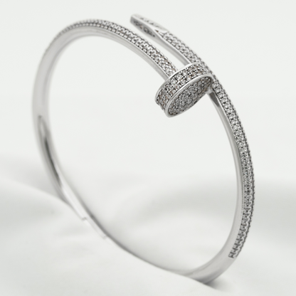 [Kincade Jewelrys]PULSERA JUSTE DE 3,5 MM CON DIAMANTES
