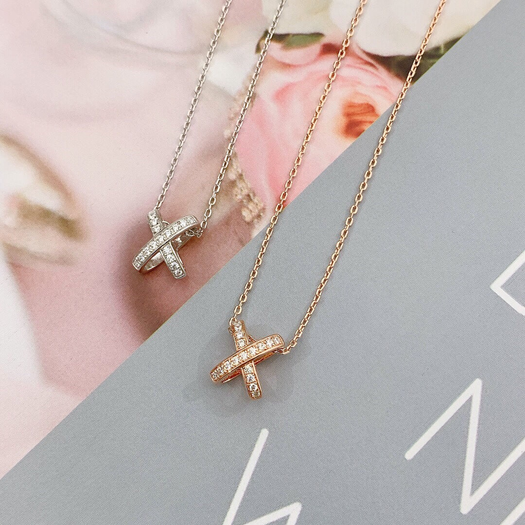 [Kincade Jewelrys]JEUX DE DIAMOND NECKLACE