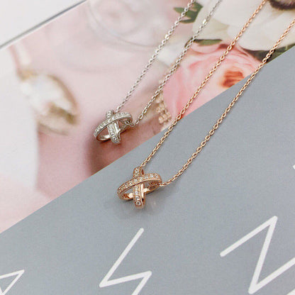 [Kincade Jewelrys]JEUX DE DIAMOND NECKLACE