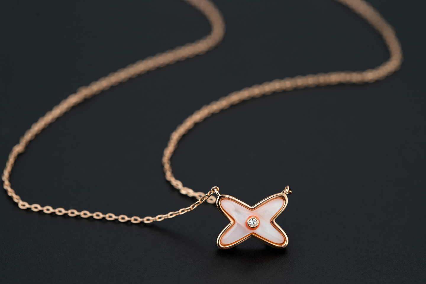 [Kincade Jewelrys]JEUX DE NECKLACE 1 DIAMOND