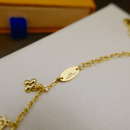[Kincade Jewelrys]BLOOMING SUPPLE NECKLACE BRASS